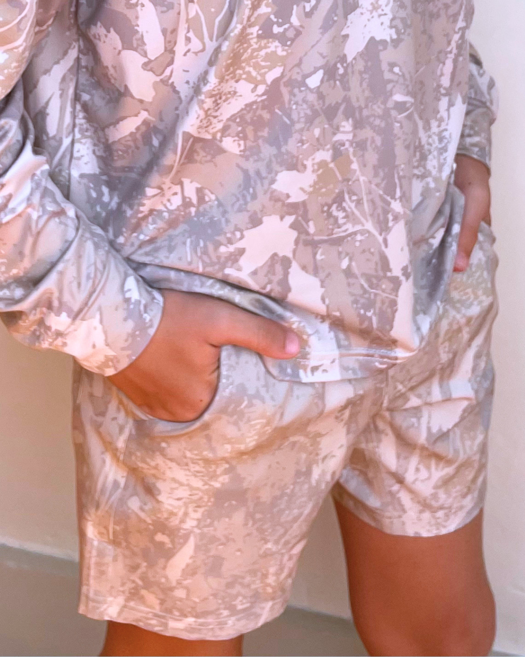 Burlebo | YOUTH | Athletic Short | Drifter Camo