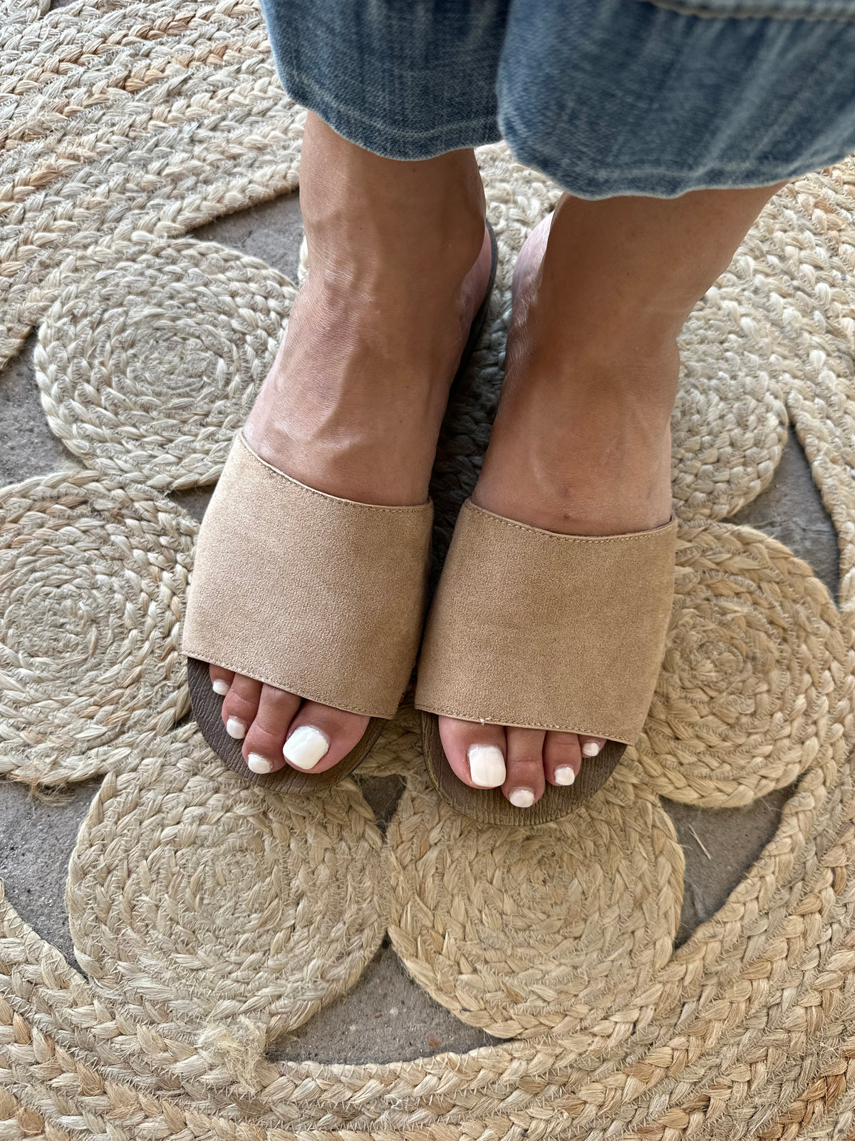 CORKYS | Mind Your Business | Camel Faux Suede