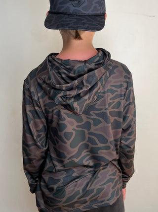 Burlebo | YOUTH | Performance Hoodie | Bendita Camo