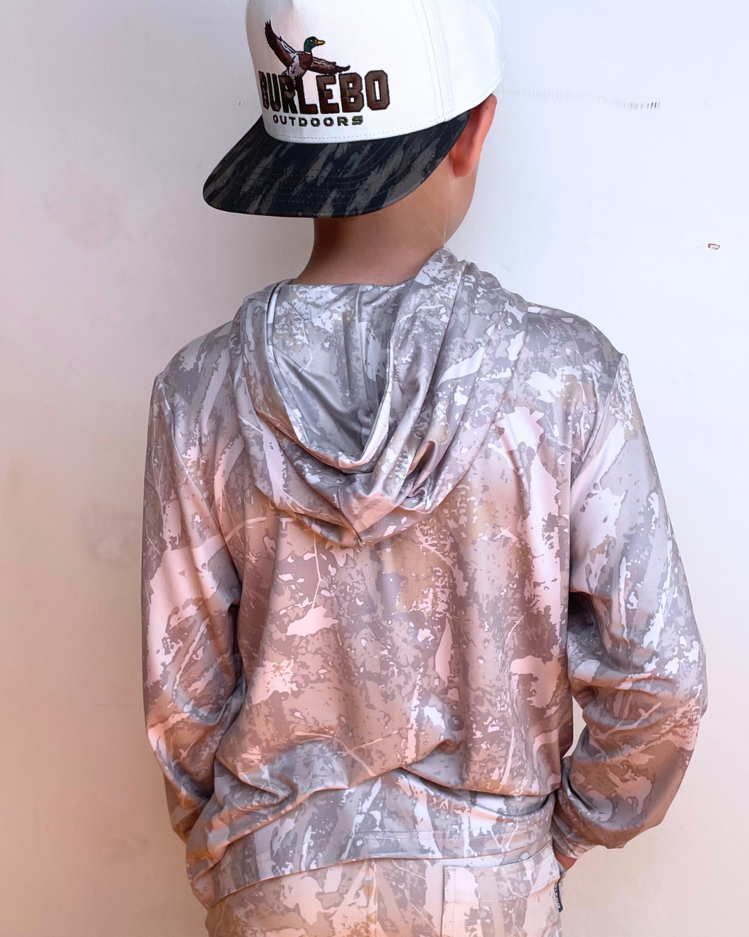 Burlebo | YOUTH | Performance Hoodie | Drifter Camo