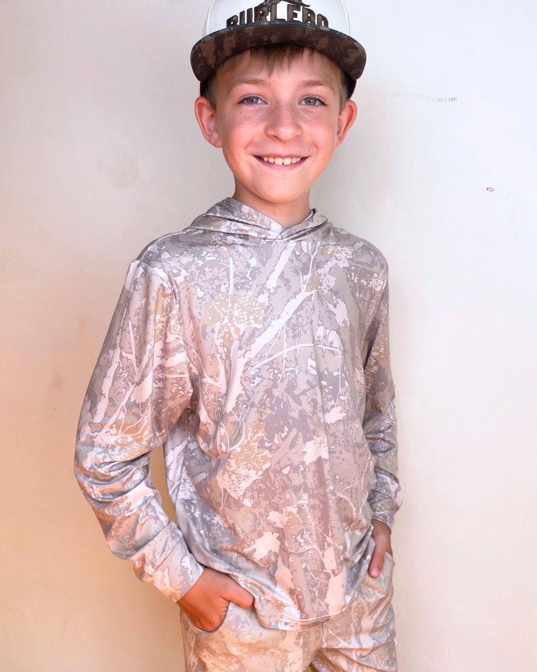 Burlebo | YOUTH | Performance Hoodie | Drifter Camo