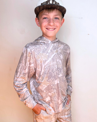 Burlebo | YOUTH | Performance Hoodie | Drifter Camo