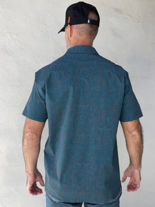 Raised by Coyotes Cowboy Threads Pearl Snap