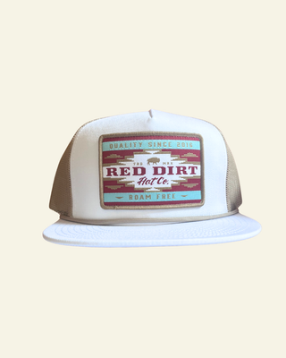 Red Dirt Hat - Desert Grit - White