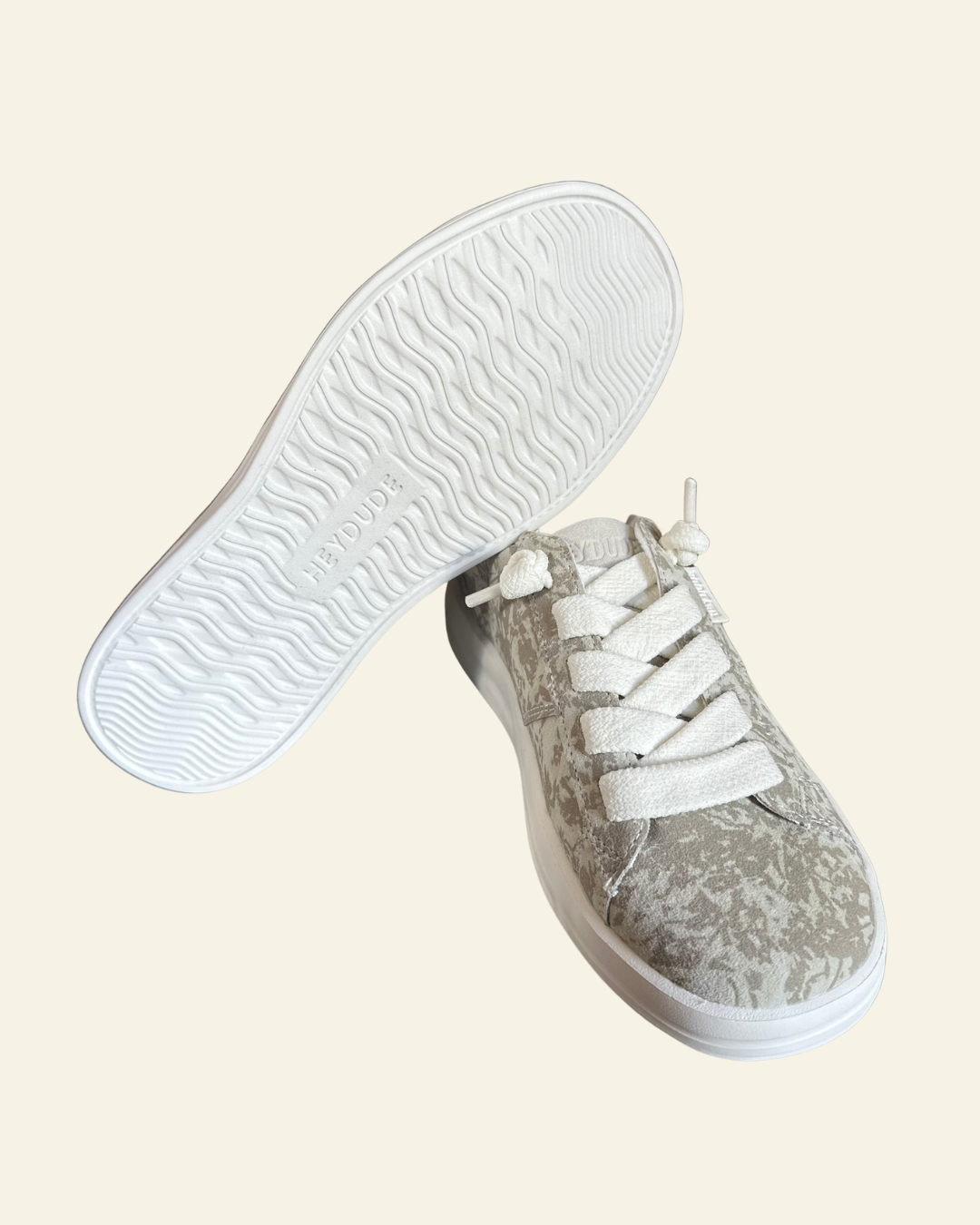 HEYDUDE | Women | Karina Duo Classic Camo | Snow White Camo