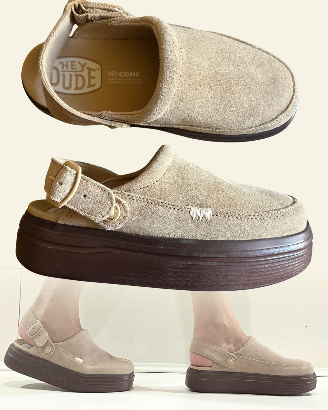Hey Dude | Austin Lift Clog | Sesame-Multi