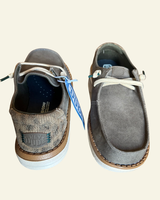 HEYDUDE | Women | Wendy Workwear Leo | Dark Olive