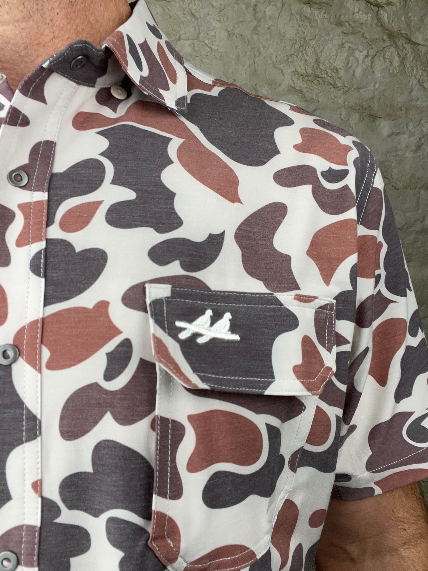 Two Dove Outdoors | The Rio Short Sleeve | Boone Vintage Camo