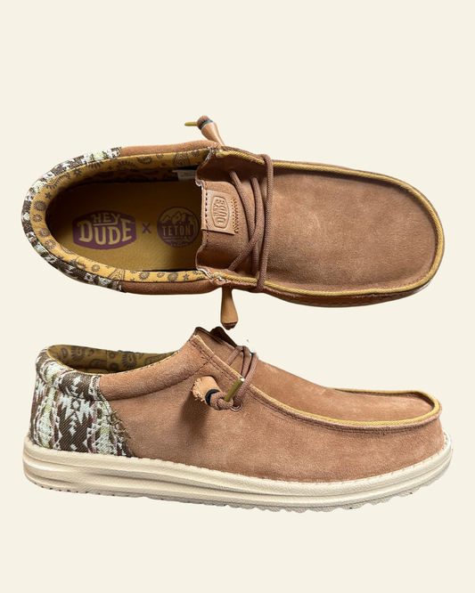 HEYDUDE | Men | Wally Funk Teton Suede | Argan Oil-Multi