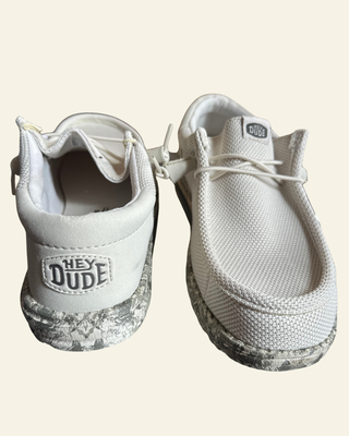 HEYDUDE | Men | Wally Funk Mesh Field Camo | Silver Birch - Tea Leaf