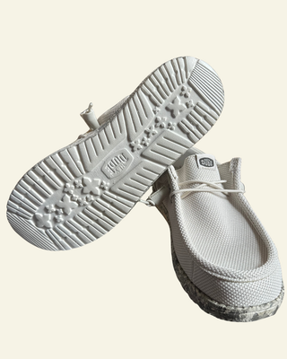 HEYDUDE | Men | Wally Funk Mesh Field Camo | Silver Birch - Tea Leaf
