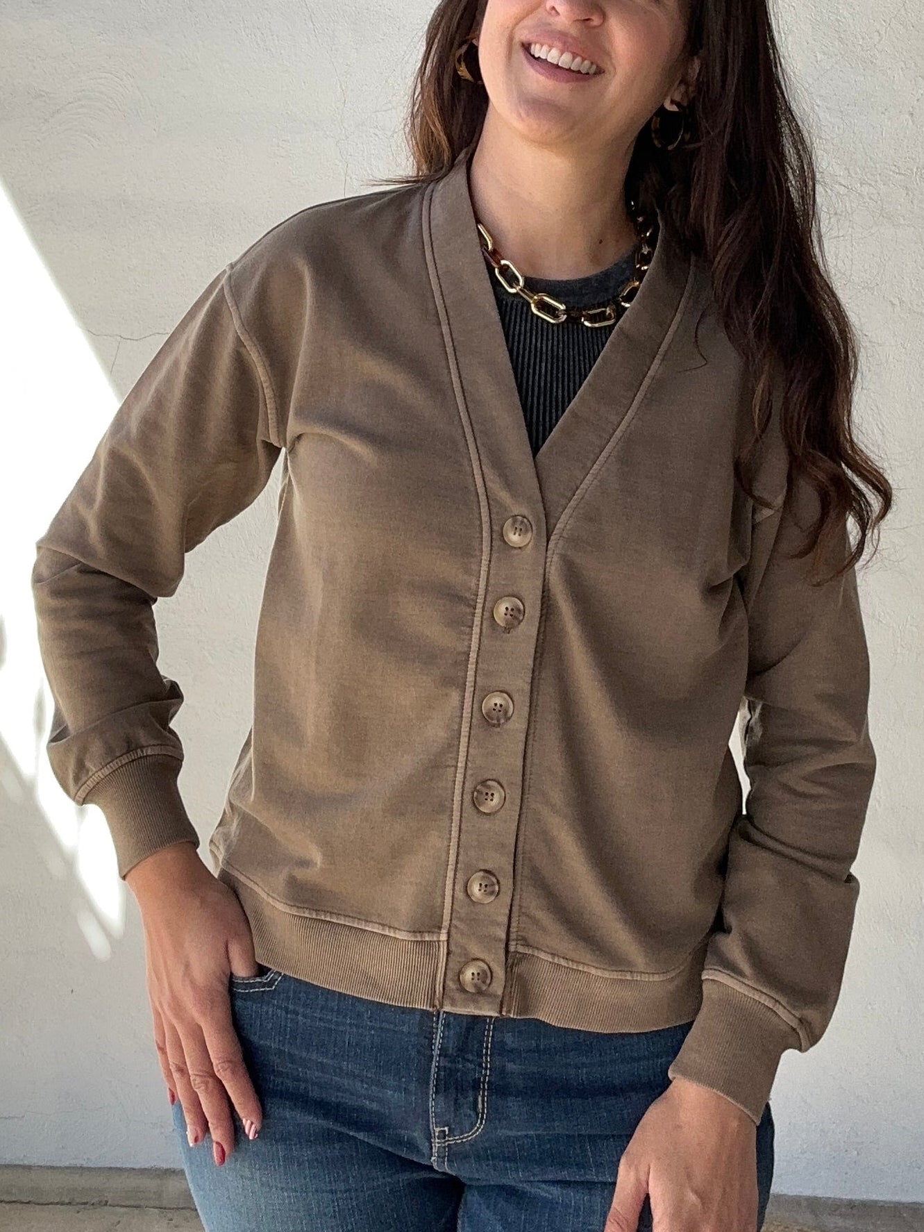 Missy Cardigan | Brown