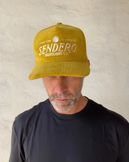 Sendero | Logo Hat | Corduroy Mustard