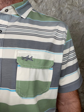 Two Dove Outdoors | The Rio Short Sleeve | Baja Gray/Green