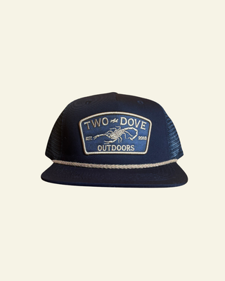 Two Dove Outdoors | Scorpion 5 Panel Cap | Black + Gold