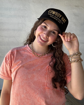 Sendero | Cowboy Hat | Black + Gold