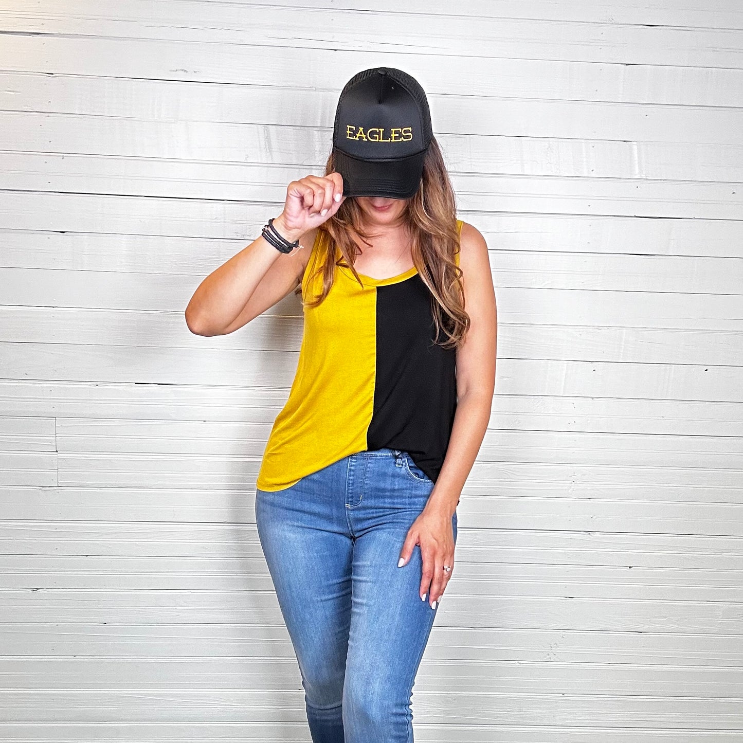 Game Day Tank | Black + Gold