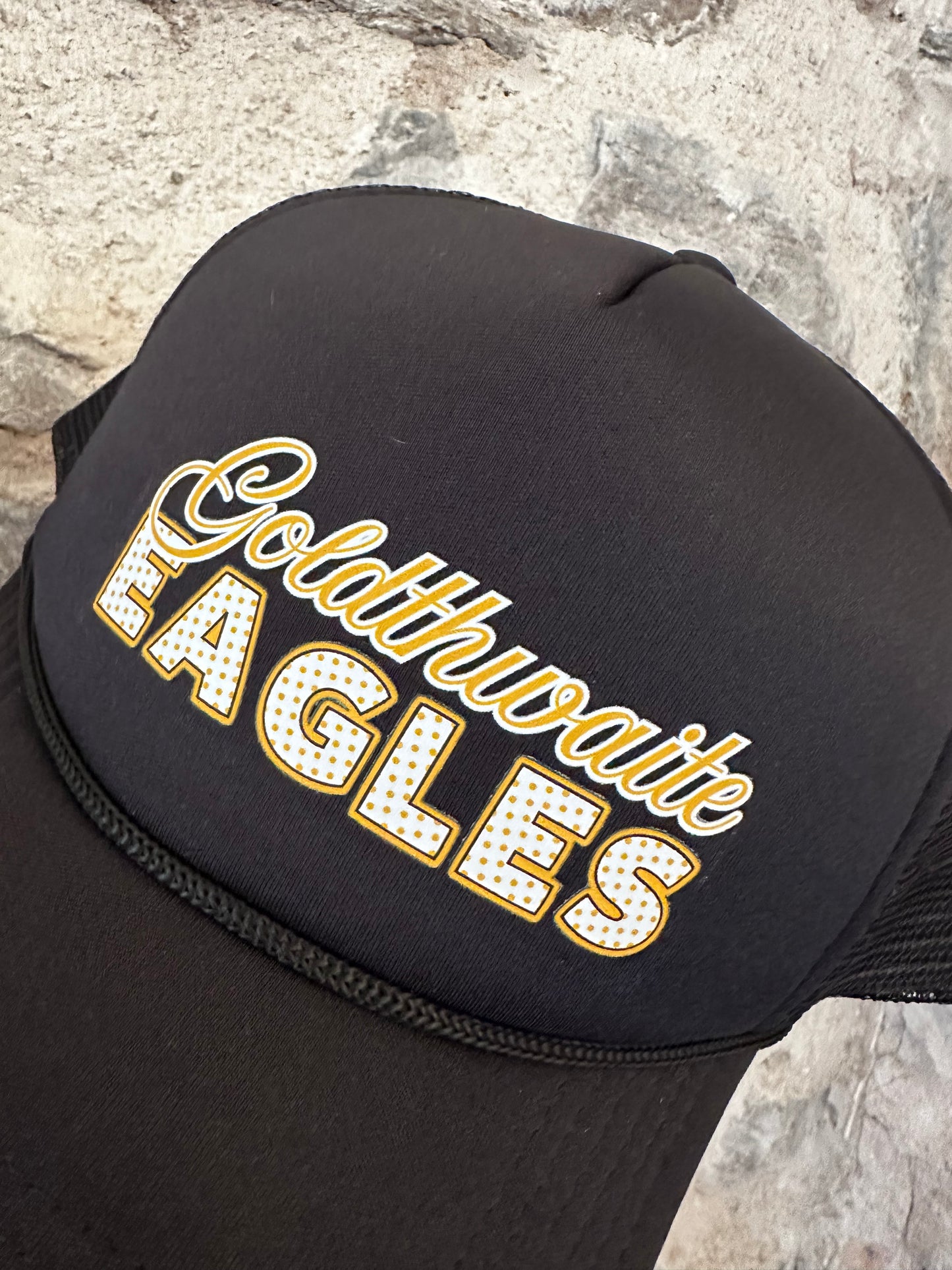 Goldthwaite Eagles Foam Cap | All Black | Ver. 2