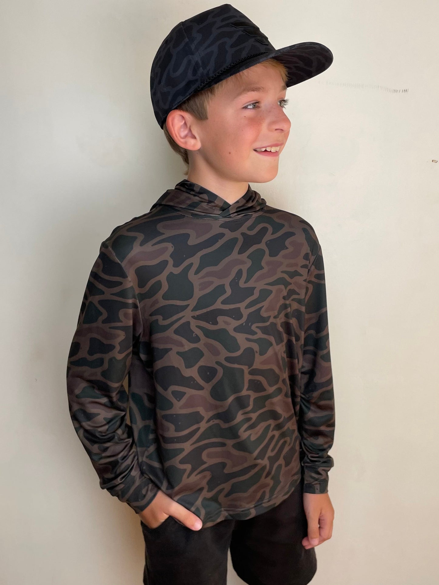 Burlebo | YOUTH | Performance Hoodie | Bendita Camo