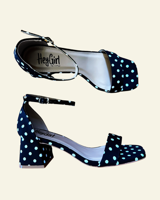 CORKYS | Save the Date | Black White Polka Dots