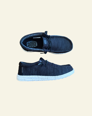 HEYDUDE | Men | Wally Stretch Sox Black-White