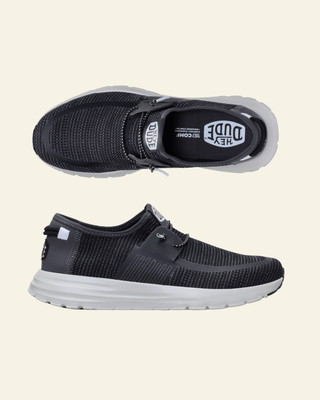 HEYDUDE | Men | Sirocco Stretch Sox Black-Multi