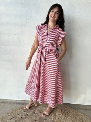 Miami Midi Dress | Camel PInk