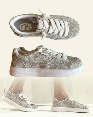 HEYDUDE | Women | Karina Duo Classic Camo | Snow White Camo