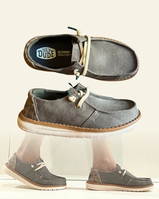 HEYDUDE | Women | Wendy Workwear Leo | Dark Olive