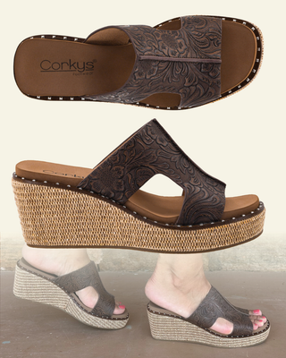 CORKYS | Kiss n Tell | Chocolate Embossed Floral