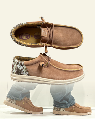 HEYDUDE | Men | Wally Funk Teton Suede | Argan Oil-Multi