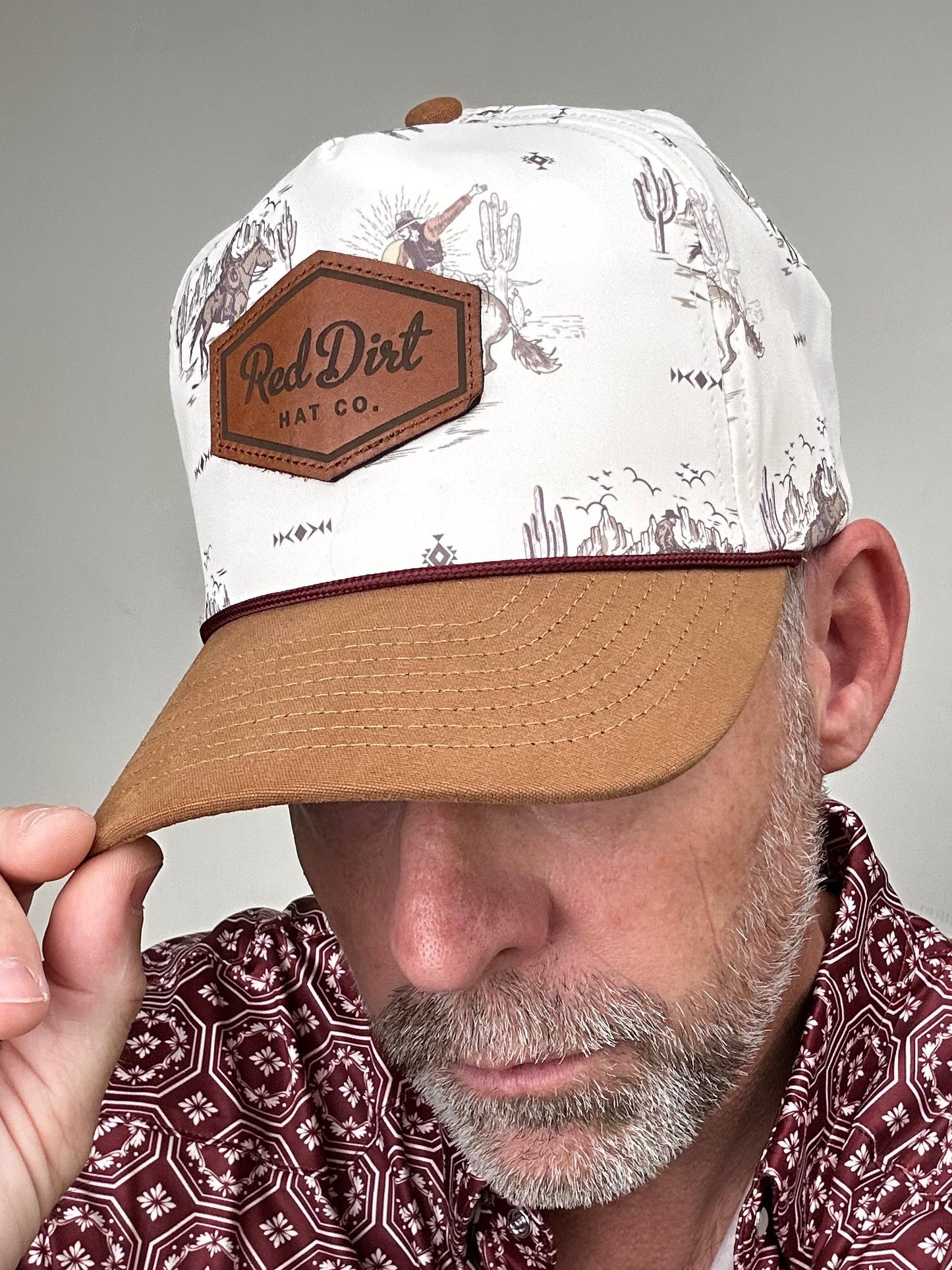 Red Dirt Hat | Out West Unstructured Cap | Tan