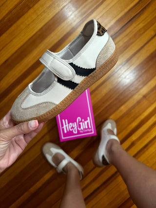 CORKYS | Calm Down Mary Jane Sneaker | Sand Combo