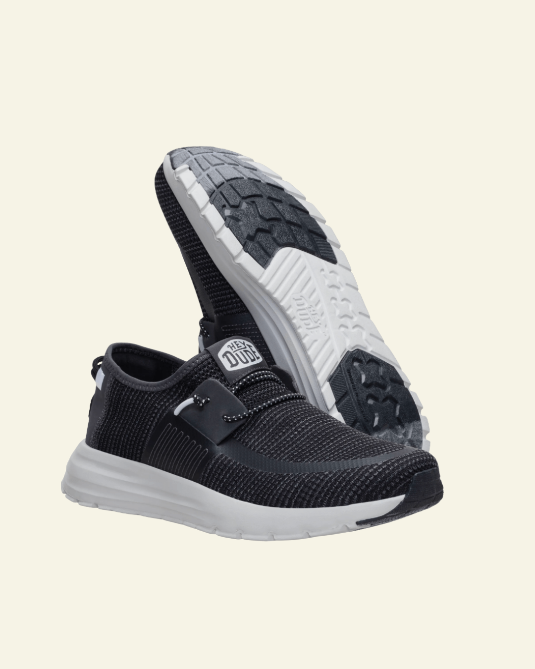 HEYDUDE | Men | Sirocco Stretch Sox Black-Multi