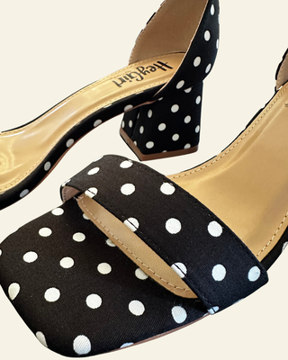 CORKYS | Save the Date | Black White Polka Dots