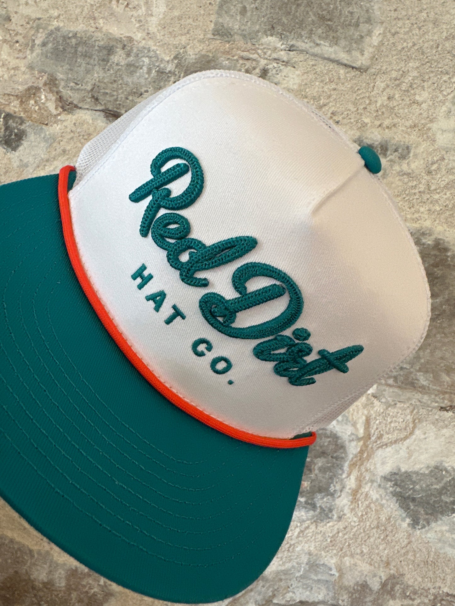 Red Dirt Hat - Cowboy Dan | Turquoise / White