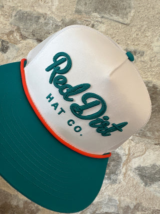 Red Dirt Hat - Cowboy Dan | Turquoise / White
