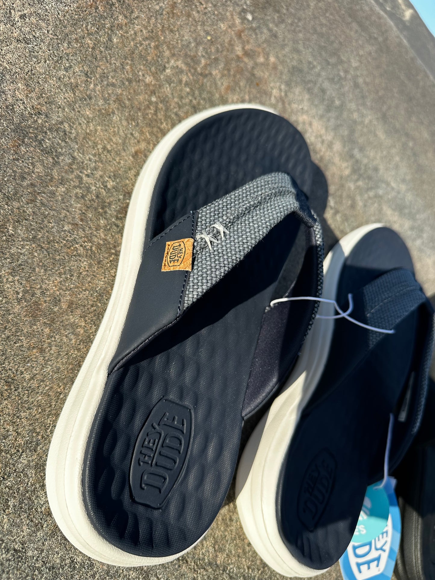 HEYDUDE | Men | Finn Flip | Braided Navy