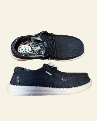 HEYDUDE Women Wendy Floral Boho Black