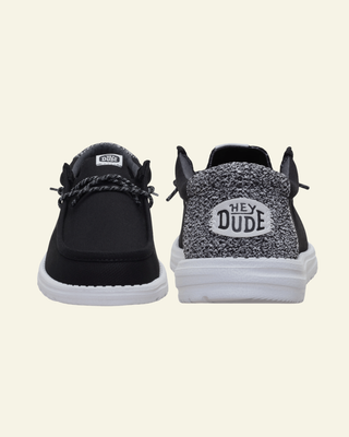 HEYDUDE | Men | Wally Heathered Knit | Black + Multi