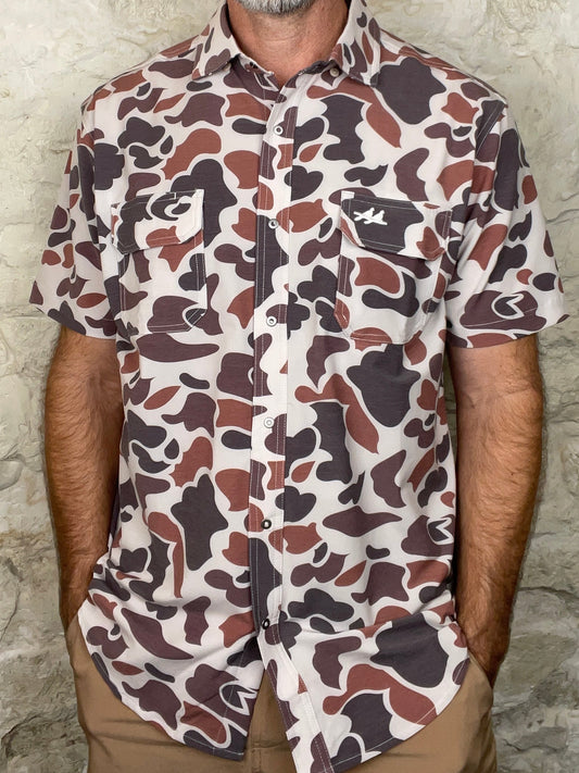 Two Dove Outdoors | The Rio Short Sleeve | Boone Vintage Camo