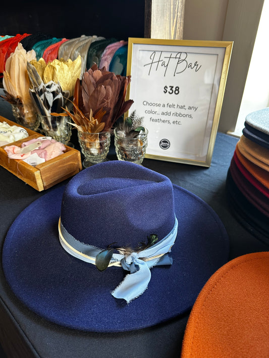 Felt Hat + Details *special*