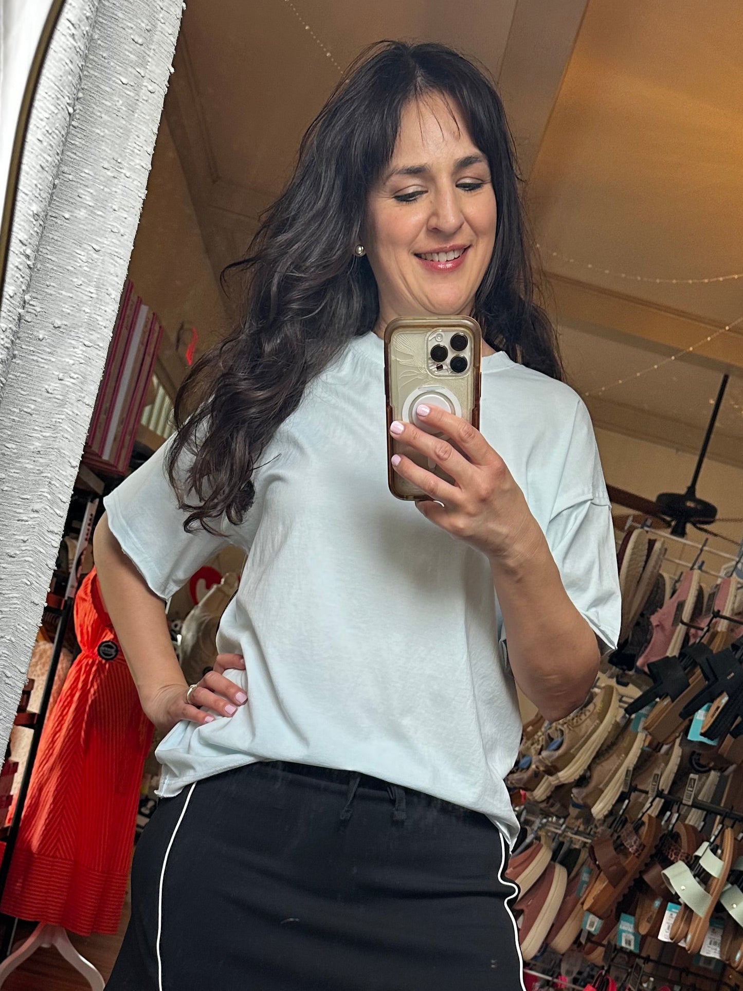 Washed Tee | Baby Blue