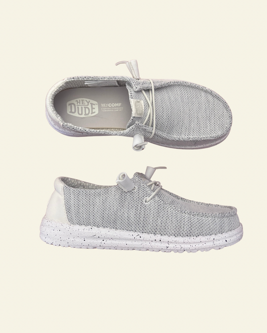 Hey Dude | Wendy Stretch Sox | Stone White