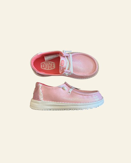 HEYDUDE | Youth | Wendy Y Dazzling Sparkle Pink