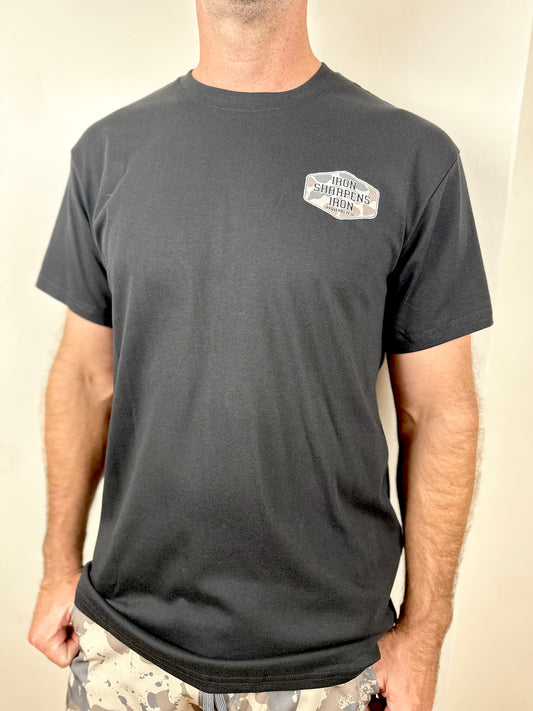 Burlebo | Tee | Iron Sharpens Iron | Black