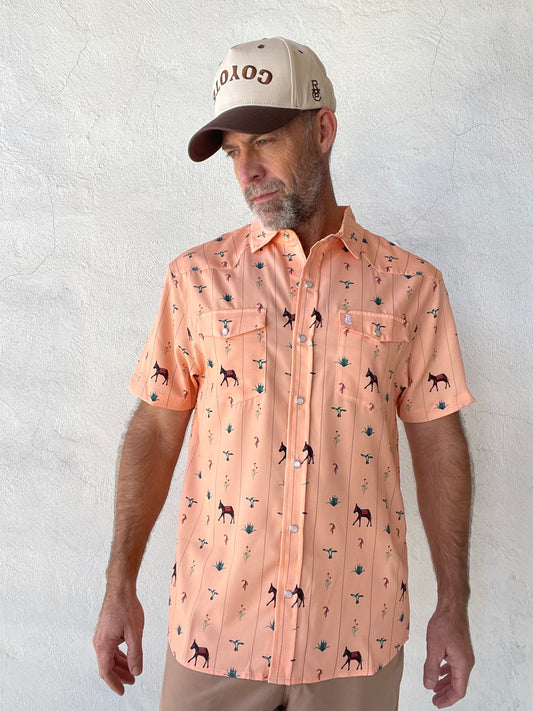 Raised by Coyotes | Burro Pearl Snap