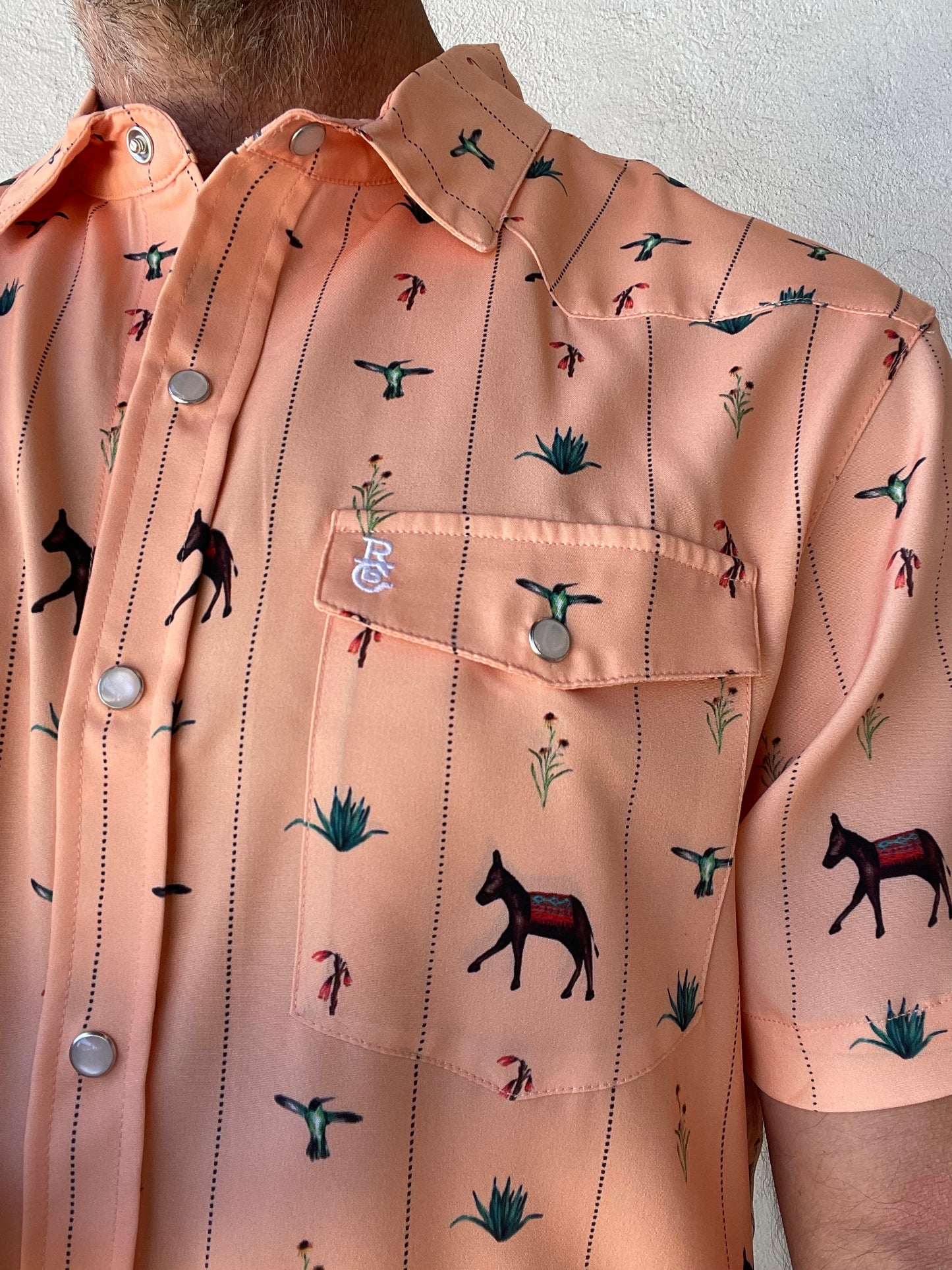 Raised by Coyotes | Burro Pearl Snap