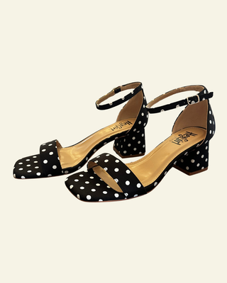 CORKYS | Save the Date | Black White Polka Dots