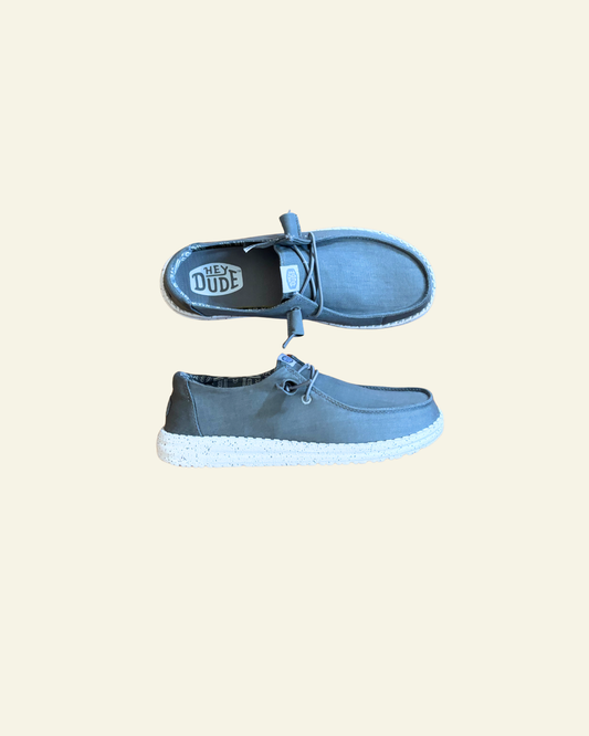 HEYDUDE | Wendy Stretch Canvas Monument Grey